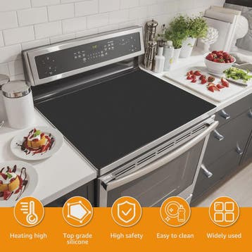 Siliconen Inductie Kookplaat Mat - Antislip & Krasbestendig, Verzenden, Nieuw