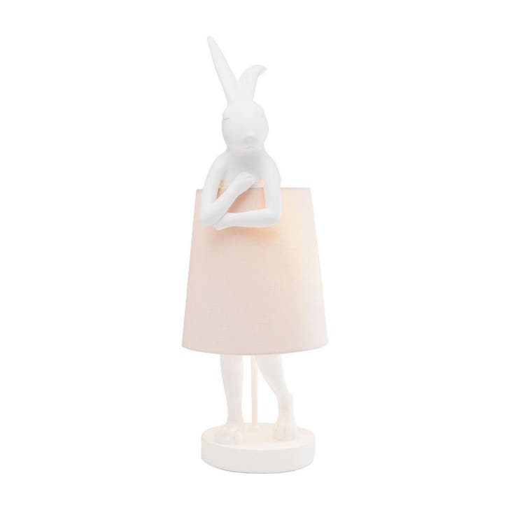 *WOONWINKEL* Kare Design Rabbit White Lamp Konijnfiguur Wit, Huis en Inrichting, Lampen | Tafellampen, Nieuw, Verzenden