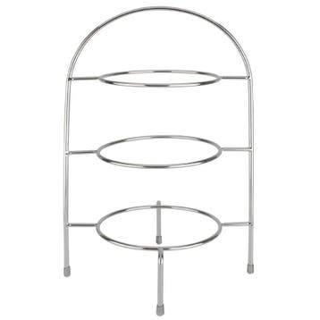 Etagère | Chroom | 3x Ø210mm | 240x205x380(h)mm Olympia, Verzenden, Nieuw in verpakking