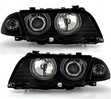 Koplampen BMW E46 4drs 98-01 Angel Eyes Ice CCFL, Ophalen of Verzenden, Nieuw