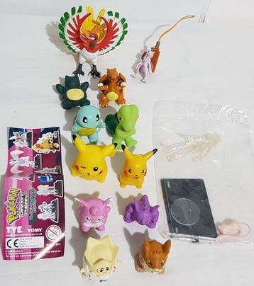 Nintendo, Takara Tomy, Bandai - Pokémon 3-D erasers -, Nieuw
