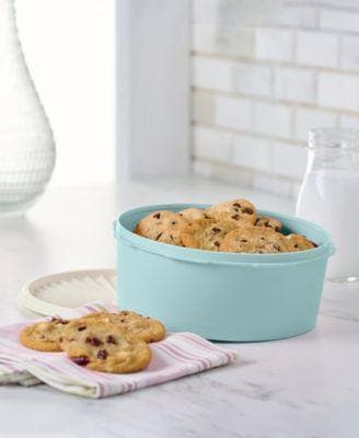 Tupperware koektrommel / sterdeksel in vintage kleuren, Ophalen of Verzenden, Nieuw, Bus of Trommel