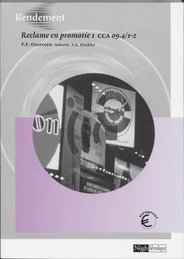 Reclame en Promotie / CCA 0934 1/2 / Rendement - Oostveen, Boeken, Verzenden, Gelezen, Oostveen
