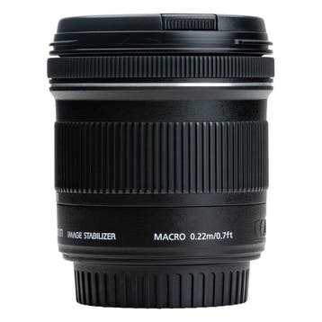 Canon EF-S 10-18mm f/4.5-5.6 IS STM met garantie, Ophalen of Verzenden, Gebruikt
