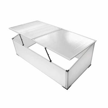 vidaXL Koude bak met 2 deksels 110x55x41 cm, Tuin en Terras, Kassen, Verzenden, Nieuw