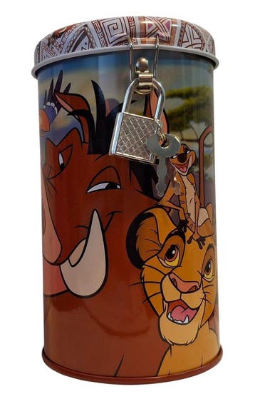 Spaarpot met slot voor kinderen Cilindervormig The Lion King, Nieuw
