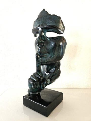 naar Salvador Dali - sculptuur, The Silence - 42 cm -, Antiek en Kunst