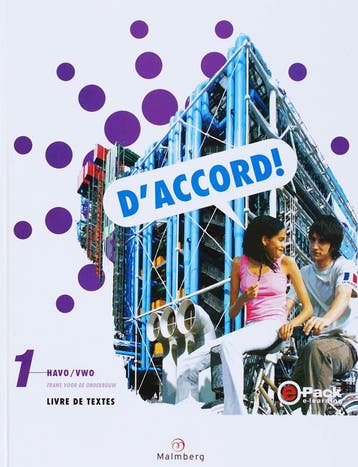 Daccord! 1 havo/vwo livre de textes - N. van der, Boeken, Verzenden, Zo goed als nieuw, N. van der Sanden-Piva