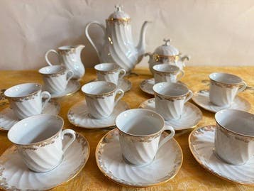 Compagnie NATIONALE PORCELAINE - CNP - Koffieservies (23) -