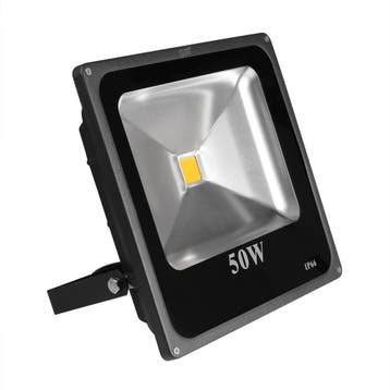 LED Bouwlamp Puur Wit - 50 Watt  - Plat, Ophalen of Verzenden, Nieuw, 50 tot 200 watt, Lamp met armatuur