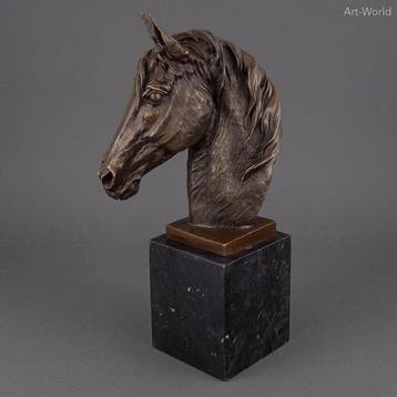 Beeld, Exclusief paardenhoofd 43.5 cm / 10.5 kg - 43.5 cm -, Antiek en Kunst