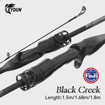 LEYDUN Black Creek Carbon Fiber Reishengel - Spinning & Cast, Verzenden, Nieuw
