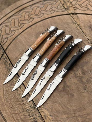 Keukenmes - Kitchen knife set - Laguiole Bougna Met Bee