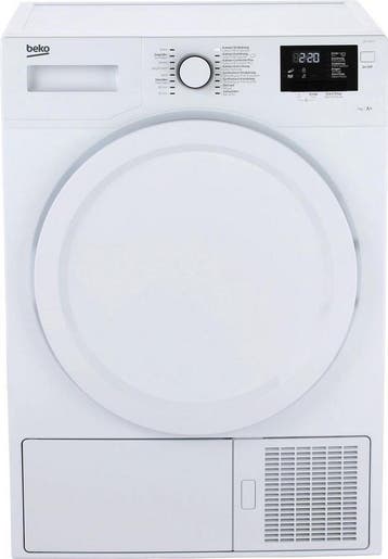 Beko Dps7343x - Warmtepompdroger - 7 kg - 66 dB -, Witgoed en Apparatuur, Wasdrogers, Ophalen of Verzenden, Zo goed als nieuw