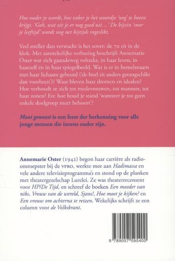 Mooi geweest 9789057595400 Annemarie Oster, Verzenden, Gelezen, Annemarie Oster