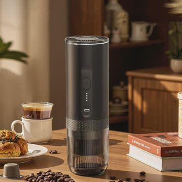 Draagbare 2-in-1 Koffiemachine: Draadloos, Elektrisch, voor, Verzenden, Nieuw