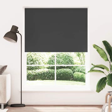 vidaXL Rolgordijn verduisterend 164,4 x 230 cm stofbreedte, Verzenden, Nieuw, Zwart