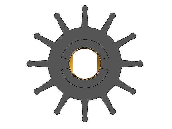 Impeller Doosan: 60.06804.0011 CAT: 3N1888 Cummins: 217308, Watersport en Boten, Bootonderdelen, Motor en Techniek, Nieuw, Zeilboot of Motorboot