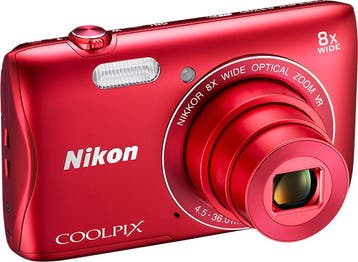 Nikon Coolpix S3700 Digitale Compact Camera - Rood (In doos), Verzenden, Zo goed als nieuw