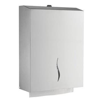 GGM Gastro | Handdoekdispenser - voor 800 handdoeken - RVS |, Huis en Inrichting, Badkamer | Badtextiel en Accessoires, Verzenden