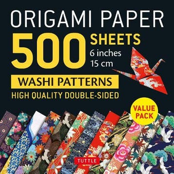 Origami Paper 500 sheets Japanese Washi Patterns 6 (15 cm):, Verzenden, Nieuw