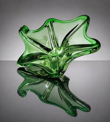 Schaal - Muranoglas - Prachtige vintage schaal