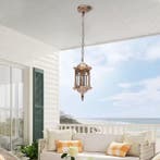 Vintage Buiten Hanglamp – Waterdicht Aluminium Glas Design, Huis en Inrichting, Verzenden, Nieuw