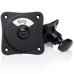 WC slot draaiknop vrij-bezet mat zwart - retro jaren 30 t..., Ophalen of Verzenden, Nieuw, Koper of Messing, Slot