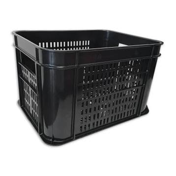 Lynx Kunststof Fietskrat - Zwart - 30 Liter, Verzenden, Nieuw