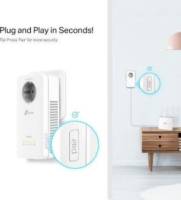 SHOMWODEL TP-Link WiFi powerline - uitbreiding TL-WPA8631P -, Computers en Software, Routers en Modems, Verzenden, Nieuw