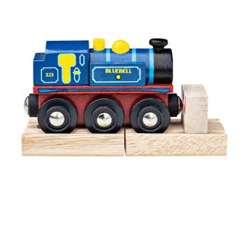 BigJigs houten trein Bluebell - spe van €11,99 voor €8,39, Kinderen en Baby's, Speelgoed | Overig, Ophalen of Verzenden, Nieuw