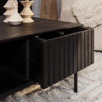 Salontafel Madison Black | 80 cm | Vierkant | Starfurn, Ophalen of Verzenden, Nieuw