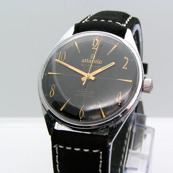 Atlantic - Worldmaster - Original - cal. Unitas 6300(N) -, Sieraden, Tassen en Uiterlijk, Horloges | Heren