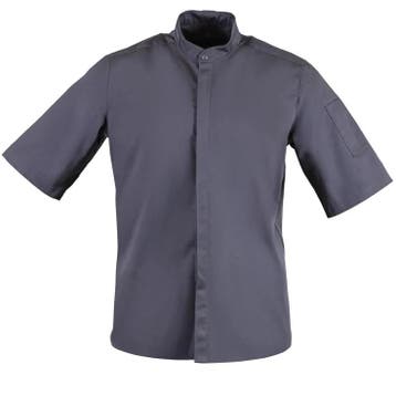 Koksbuis | Polyester/Katoen | Antraciet | Korte Mouw |, Verzenden, Nieuw in verpakking