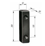 Anssems Stootblok rubber 200 x 52 x 60, Ophalen of Verzenden, Nieuw