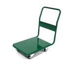 Plateauwagen PP150S 150 kg met duwbeugel, plateau 670x500 mm, Nieuw