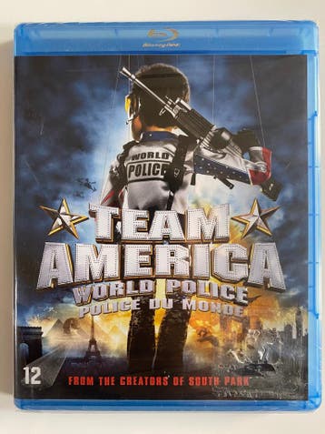 TEAM AMERICA WORLD POLICE (IN SEAL) (BLURAY), Cd's en Dvd's, Verzenden, Gebruikt
