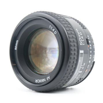 Nikon AF 50mm f/1.4 D, Audio, Tv en Foto, Fotografie | Lenzen en Objectieven, Verzenden, Gebruikt