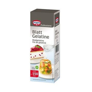 Dr.Oetker Prof. Bladgelatine 500gr, Verzenden, Nieuw