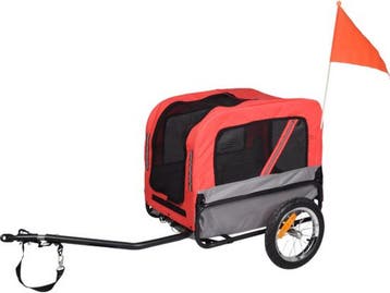 Flamingo Romero - Fietskar - Compact & veilig - Rood/Grijs, Verzenden, Nieuw