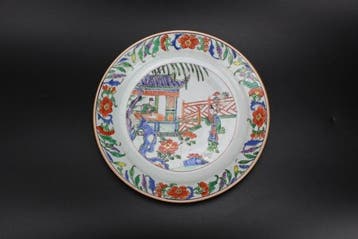 Bord - Porselein - Late Kangxi to Yongzheng