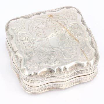 J. & J.C. Seton (1928) - Pepermuntdoos - .833 zilver