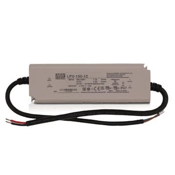 12V DRIVER | MEANWELL | IP67 | 150W, Nieuw