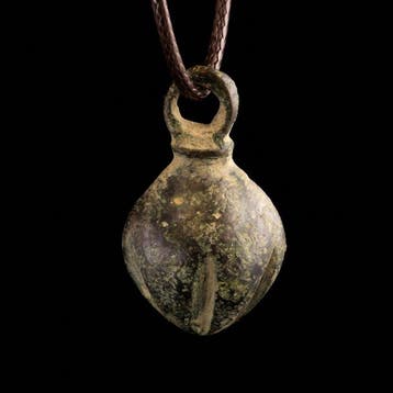Viking periode Brons Zeldzame Scandinavische bronzen “Sól”