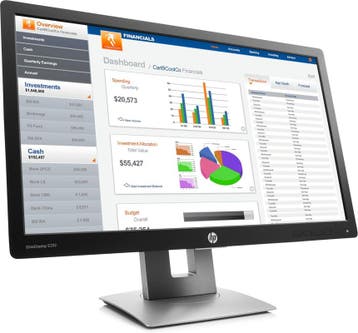 HP EliteDisplay E232| Full HD| DP,HDMI,VGA| 23, Nieuw