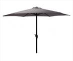 Parasol Antraciet Ø300cm voor Tuin en Terras| Opdraai, Ophalen of Verzenden, Nieuw