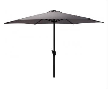Parasol Antraciet Ø300cm voor Tuin en Terras| Opdraai, Ophalen of Verzenden, Nieuw