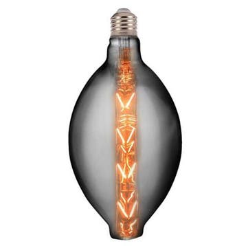 LED Lamp - Design - Elma - E27 Fitting - Titanium - 8W, Ophalen of Verzenden, Nieuw