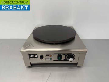 HCB RVS Crêpes maker Crêpe Bakplaat 230V Horeca, Ophalen of Verzenden, Nieuw in verpakking