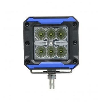 LED SPOT - 6 Led - 18 watt - 4 index kleuren - Koud Wit, Ophalen of Verzenden, Nieuw